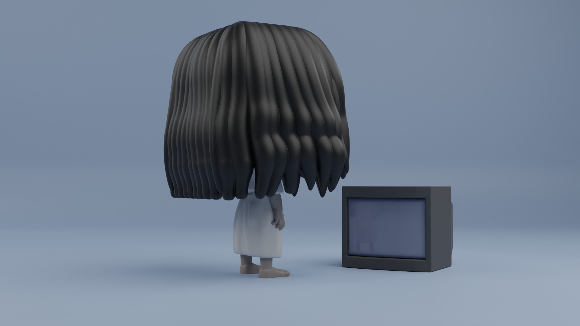 Samara Morgan funko pop from the  The Ring film series 3D print model_7