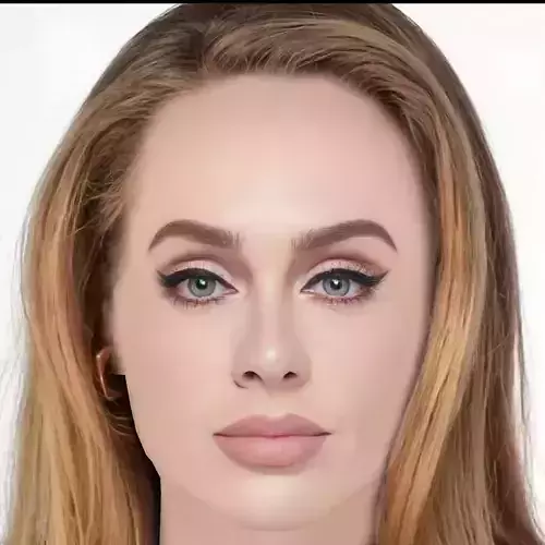 Adele Head - No Hair - Low poly head for game Low-poly 3D model