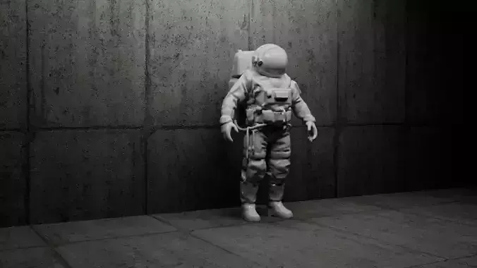 Astronaut Figure 3D model-2