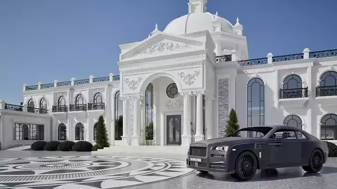 Classic Grand palace house 3D model