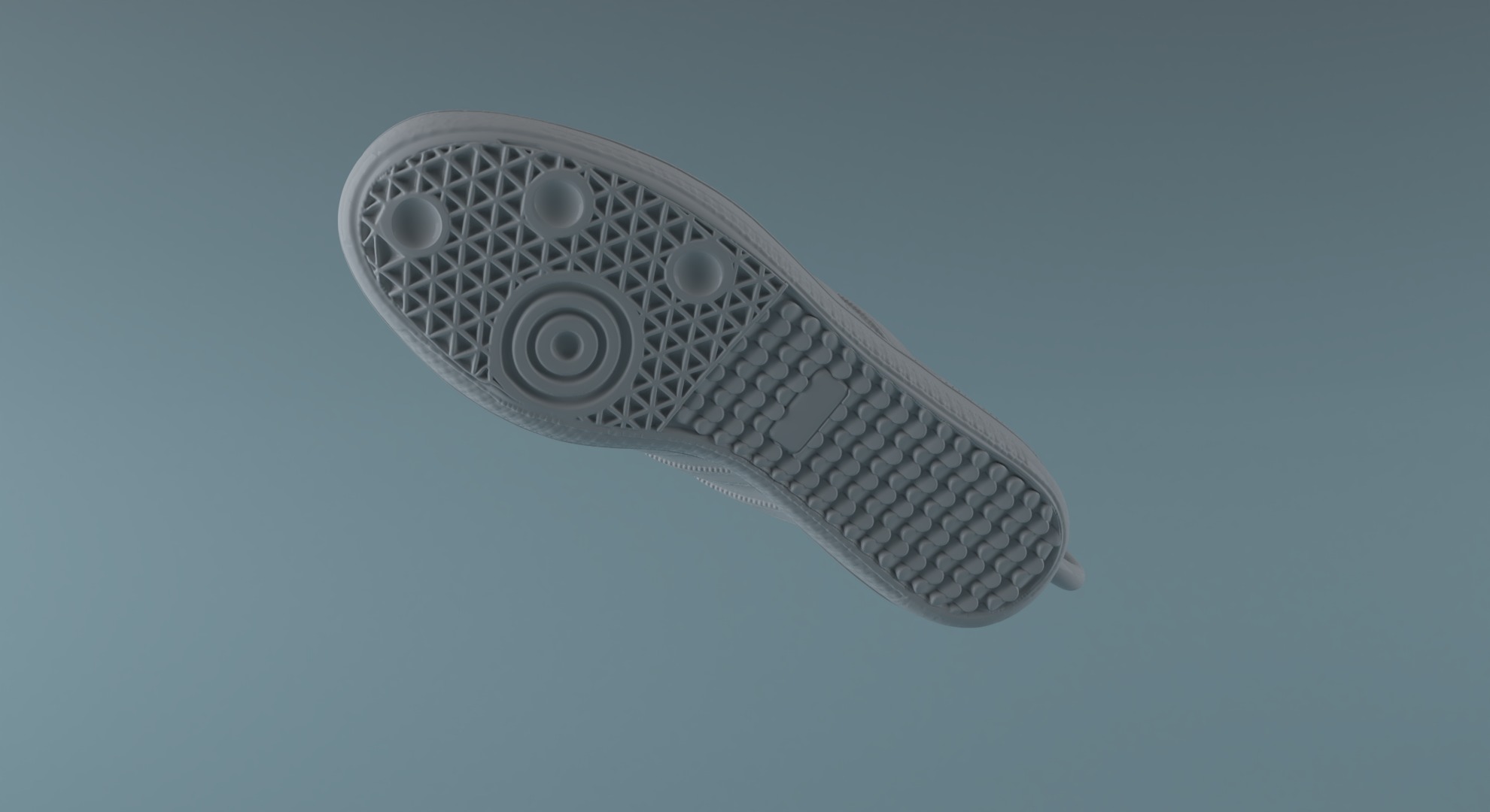Adidas Samba pendant 3D print model_2