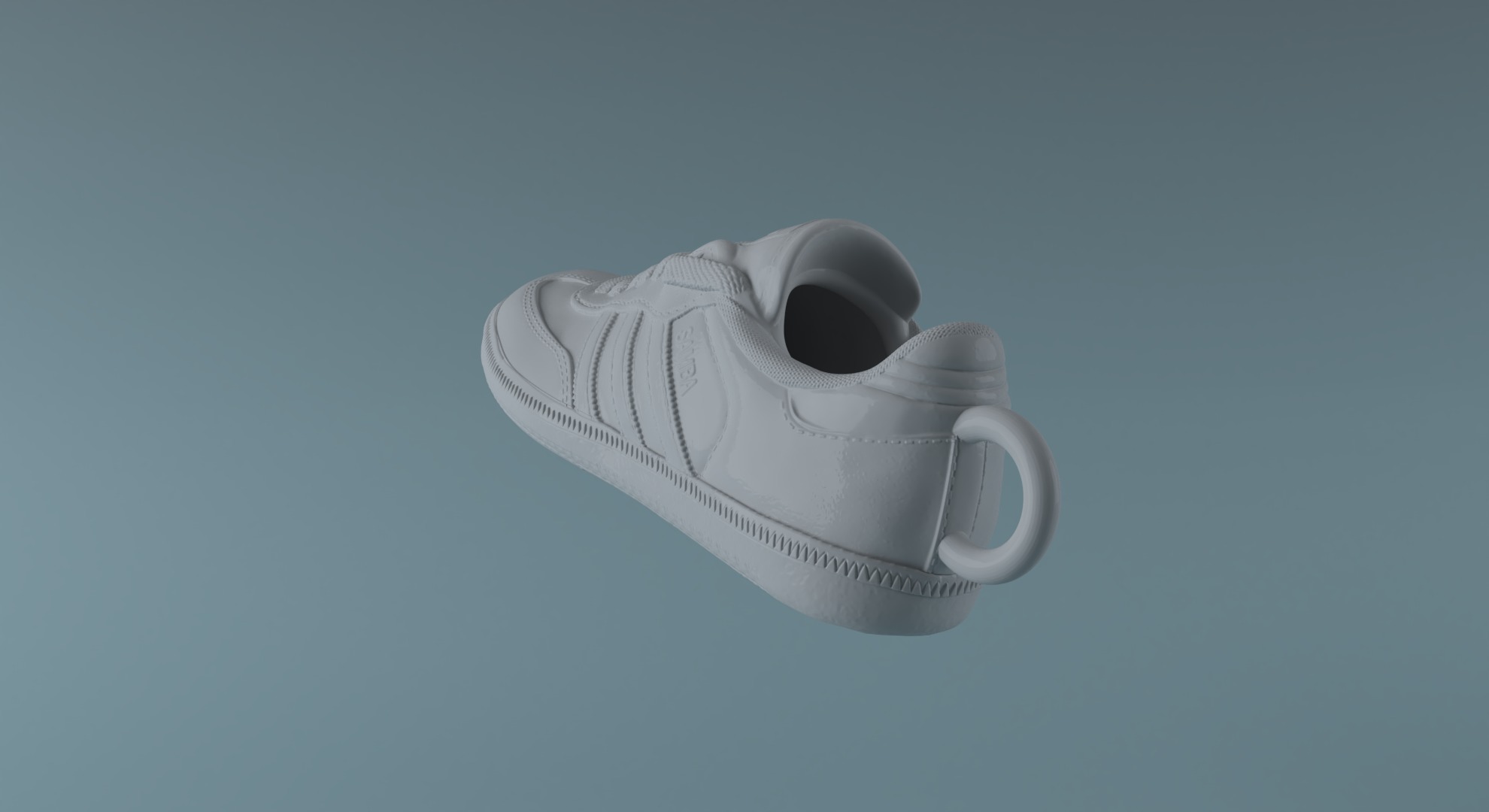 Adidas Samba pendant 3D print model_4