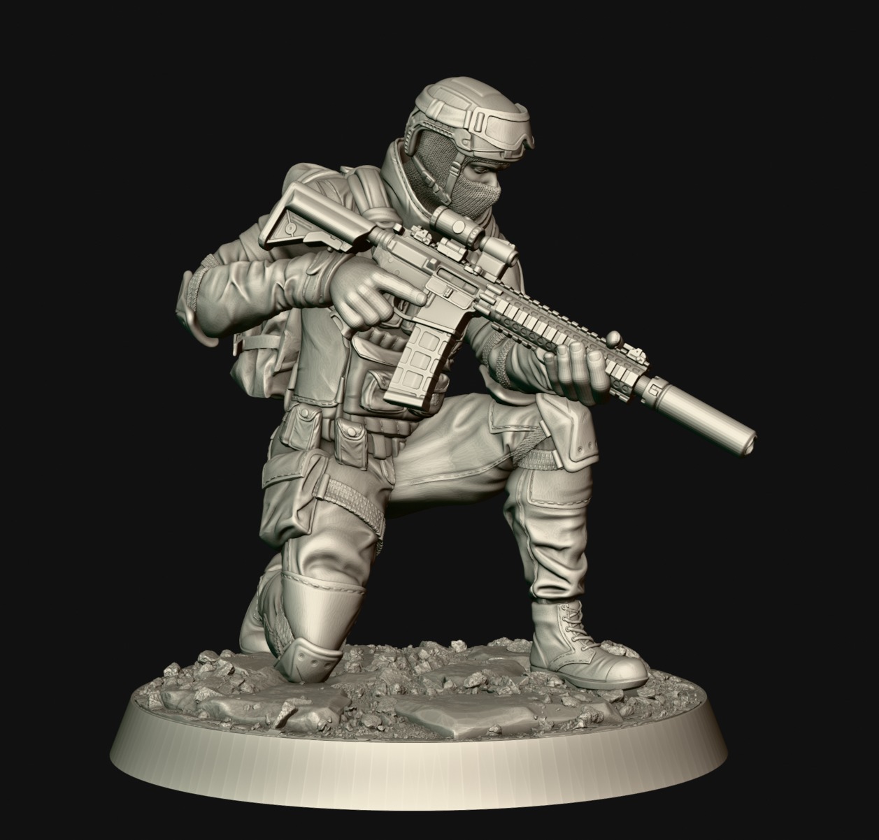 soldieri 3D print model_3