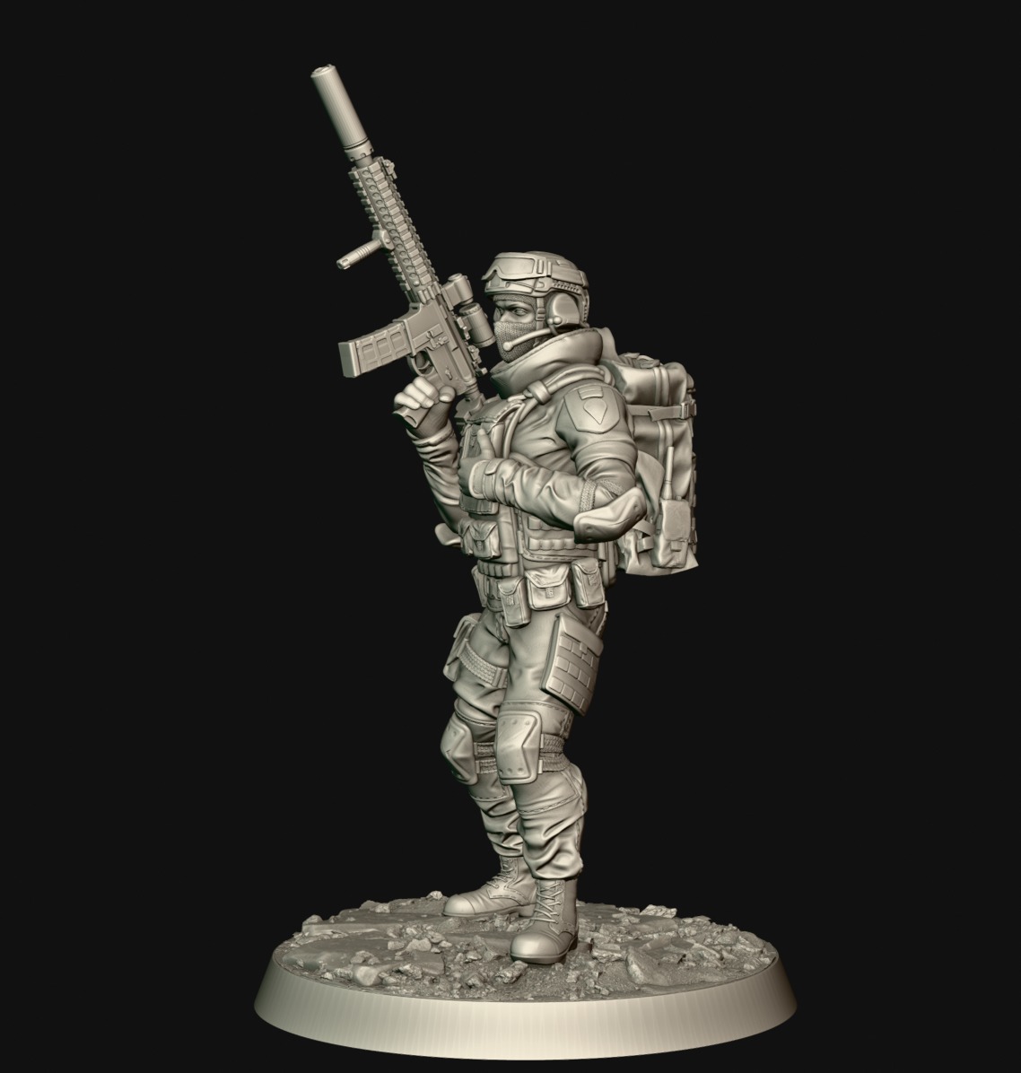 soldieri 3D print model_2