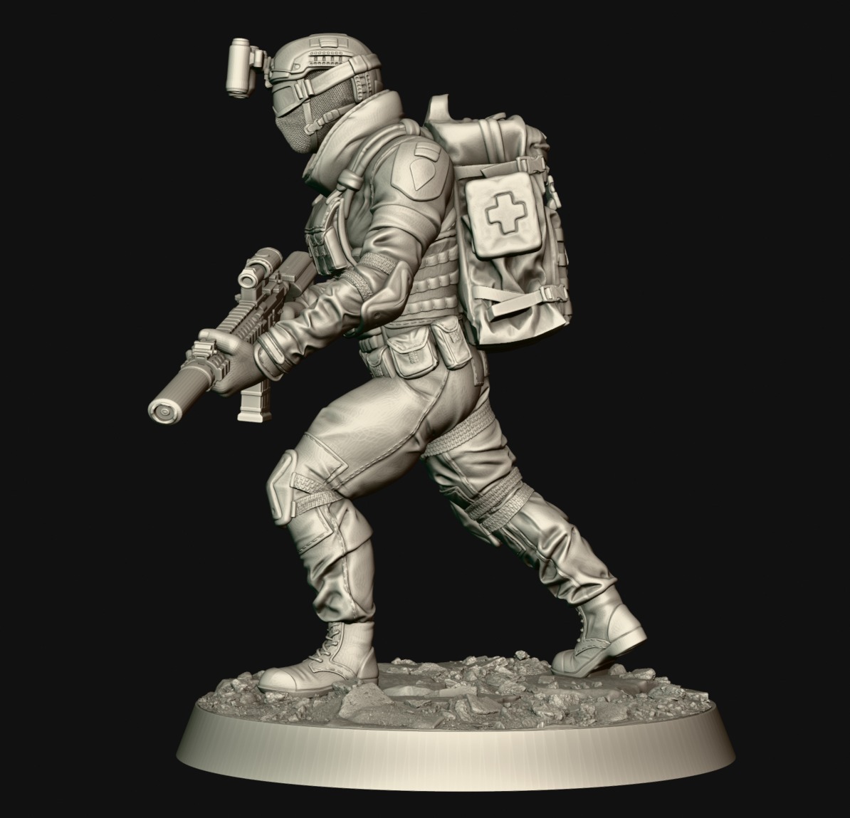 soldieri 3D print model_4