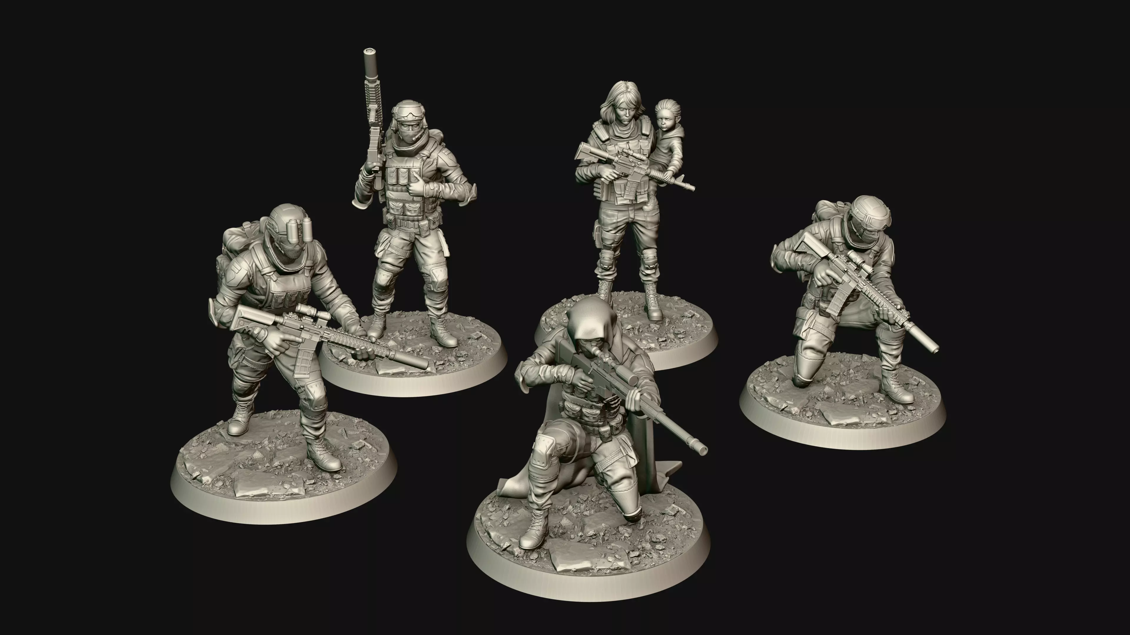 soldieri 3D print model_0