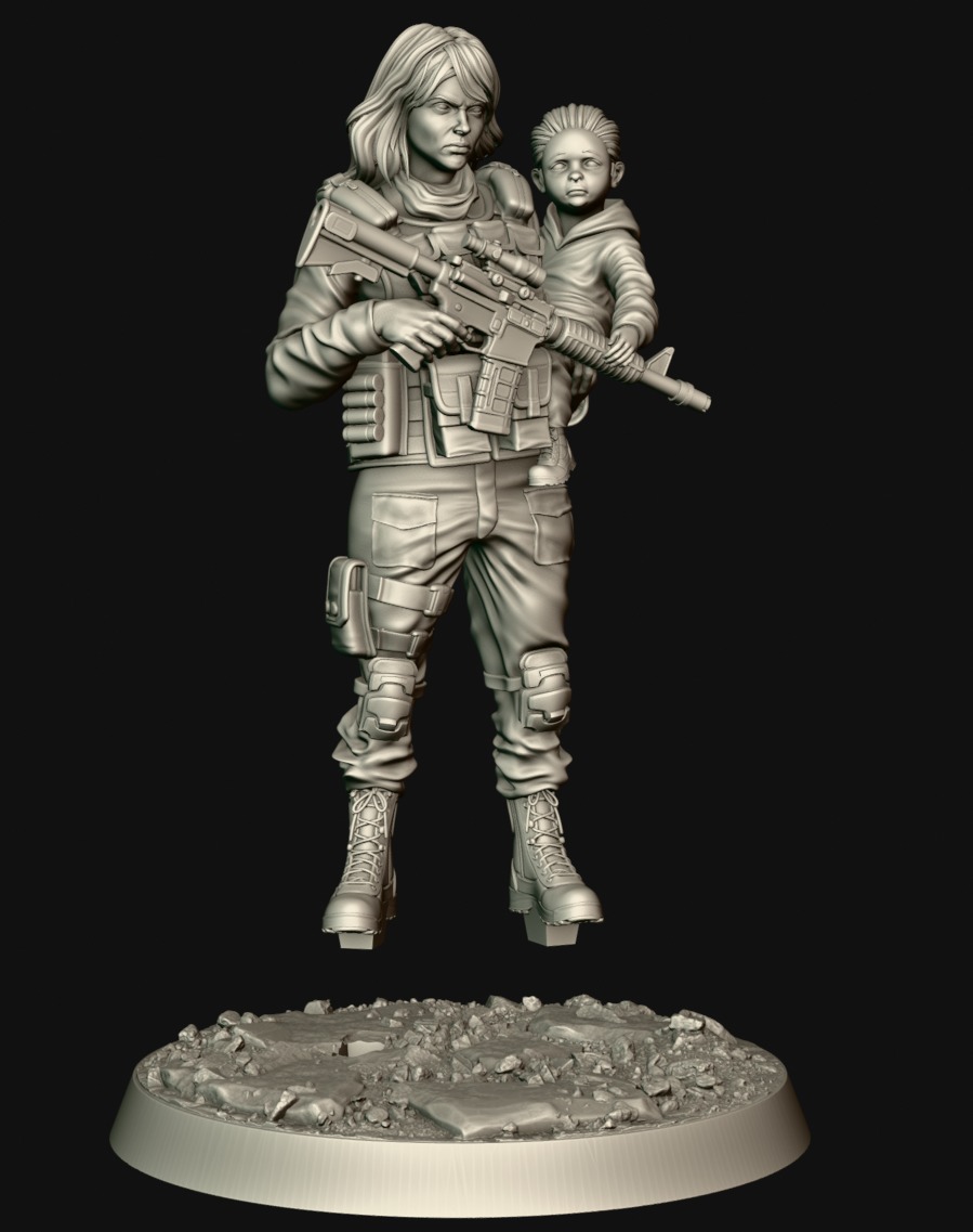 soldieri 3D print model_11