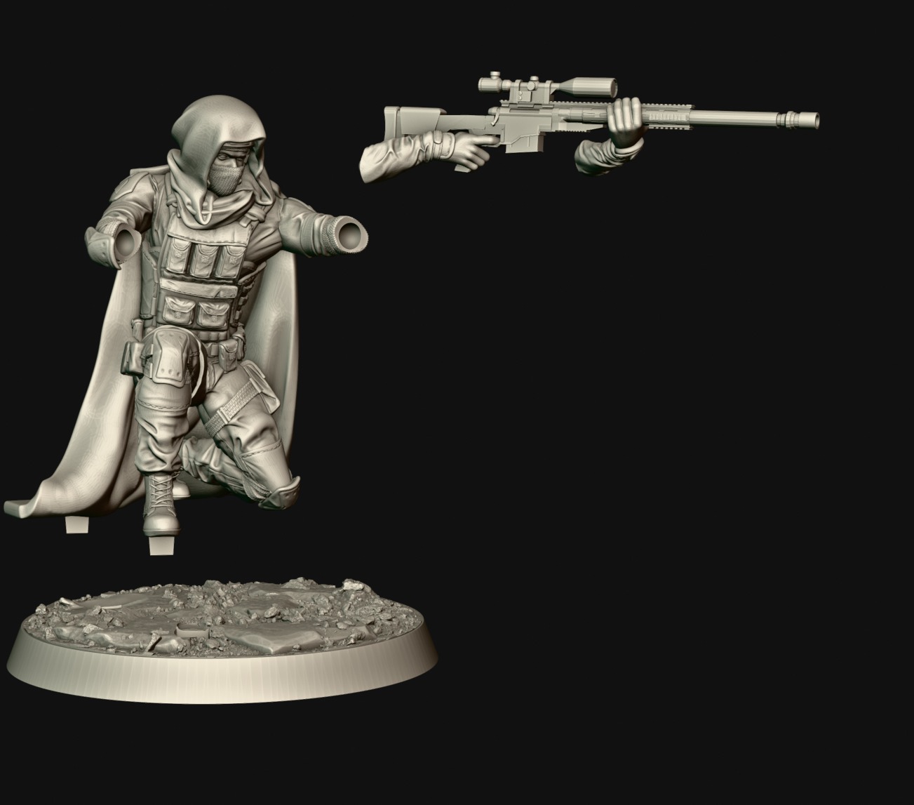 soldieri 3D print model_15