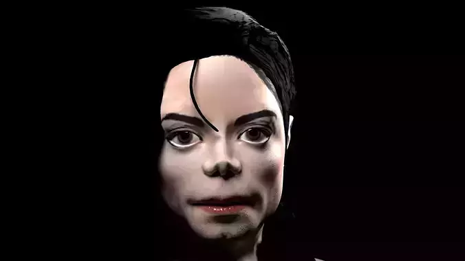 MICHAEL JACKSON Low-poly 3D model