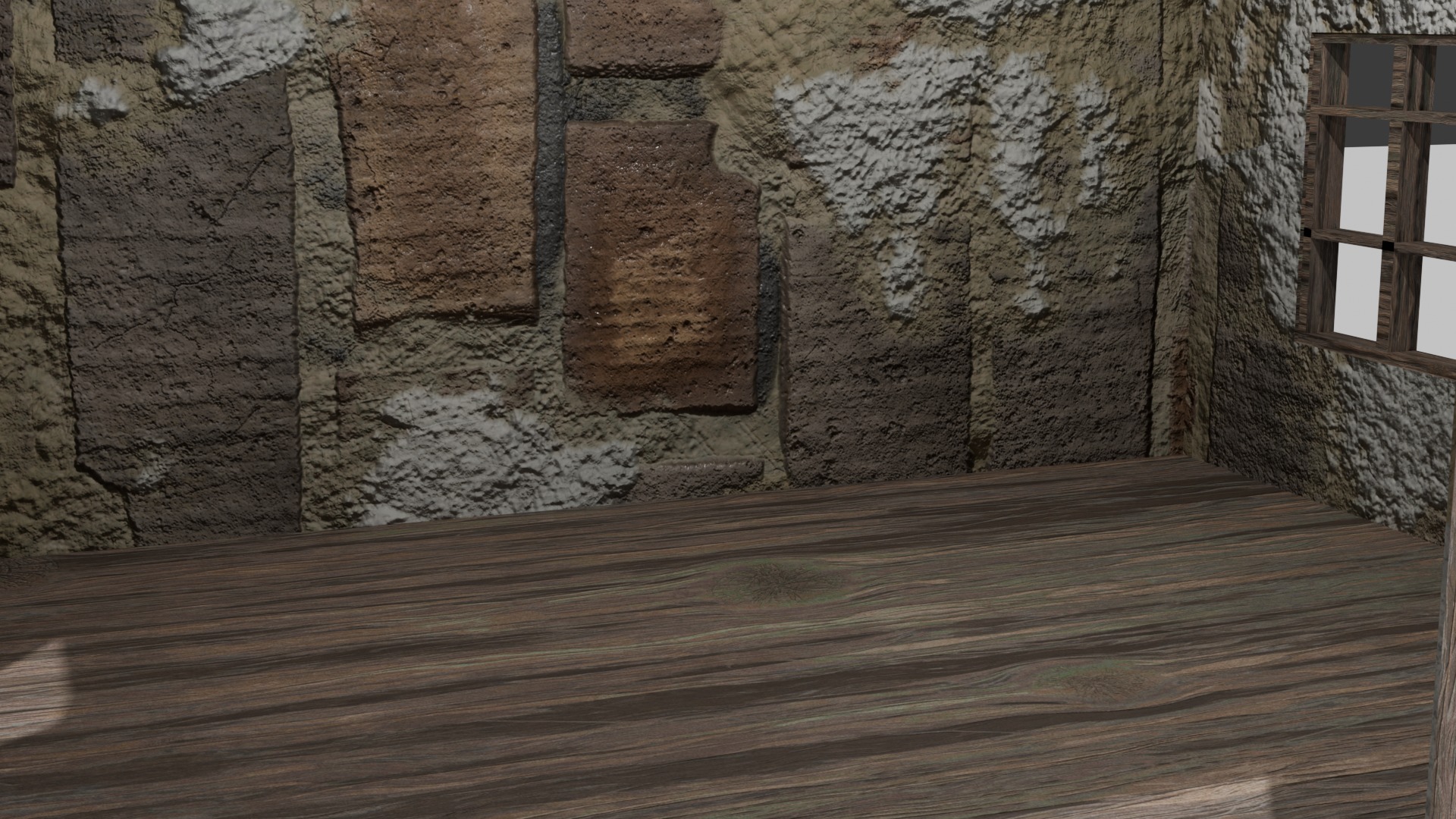 Rustic Cottage 3D Model with High-Quality Textures Free low-poly 3D model_2