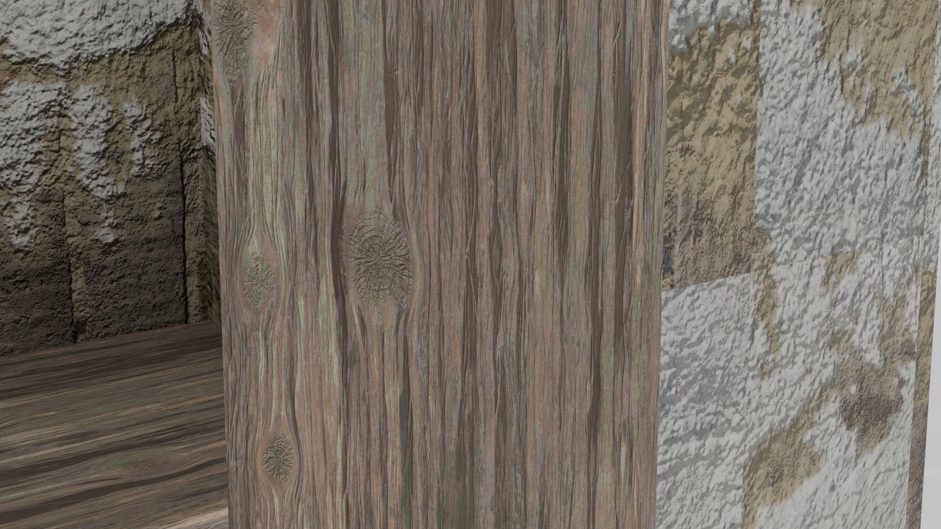 Rustic Cottage 3D Model with High-Quality Textures Free low-poly 3D model_1