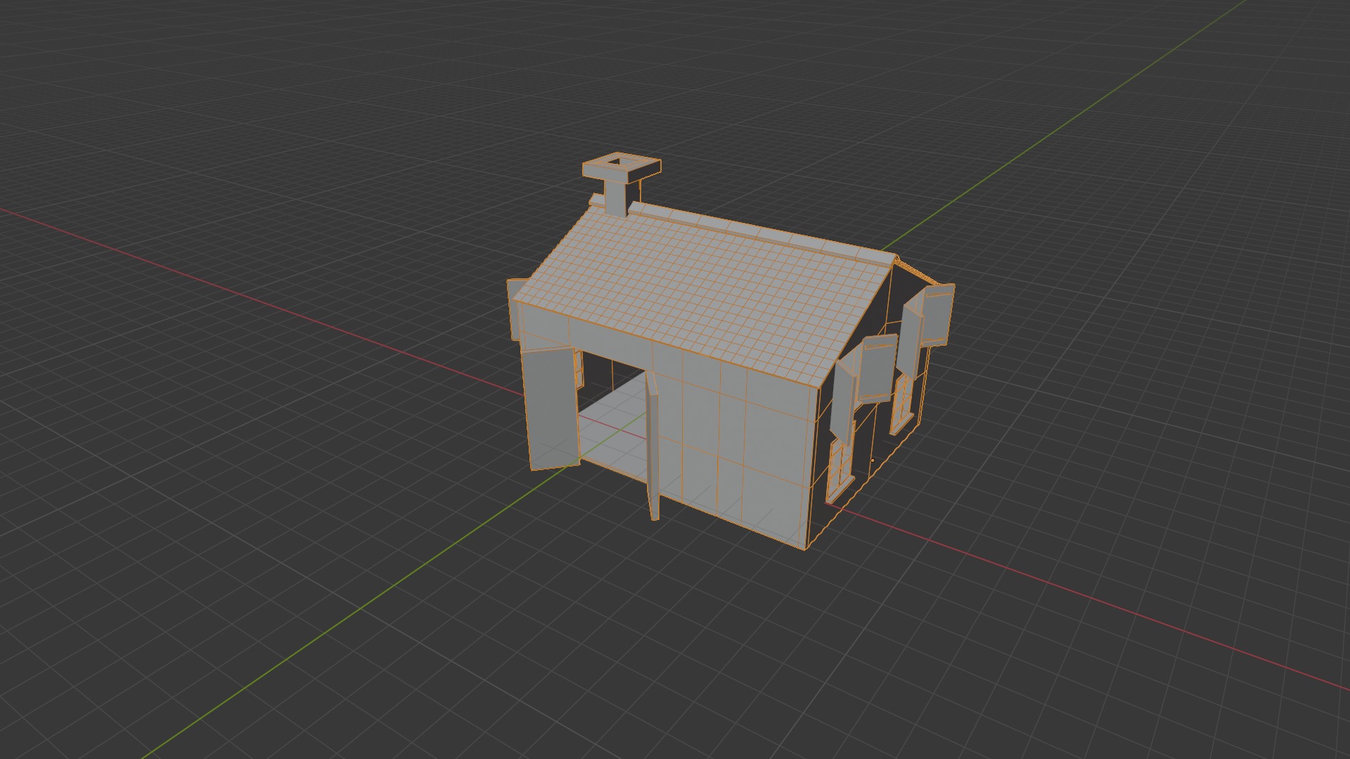 Rustic Cottage 3D Model with High-Quality Textures Free low-poly 3D model_9