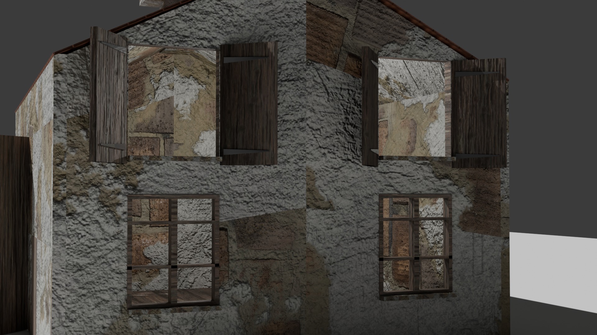 Rustic Cottage 3D Model with High-Quality Textures Free low-poly 3D model_4