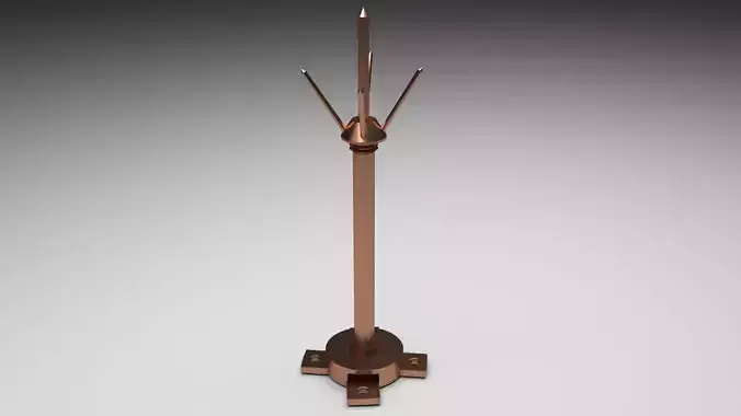 Lightning Rod 3D model