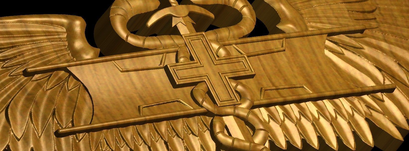 Combat Medic Award 3D print model_4