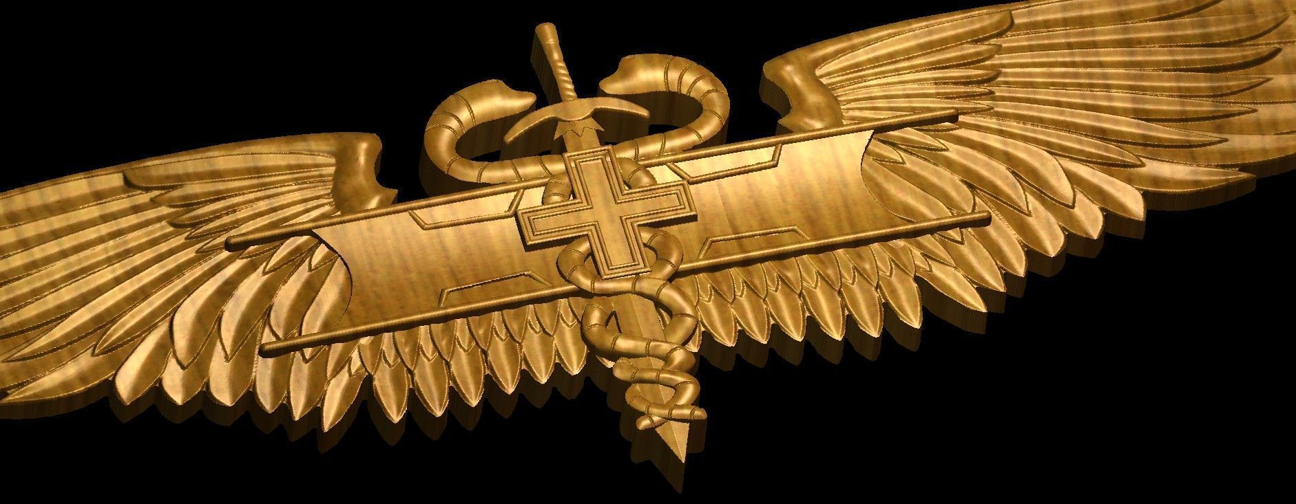 Combat Medic Award 3D print model_8