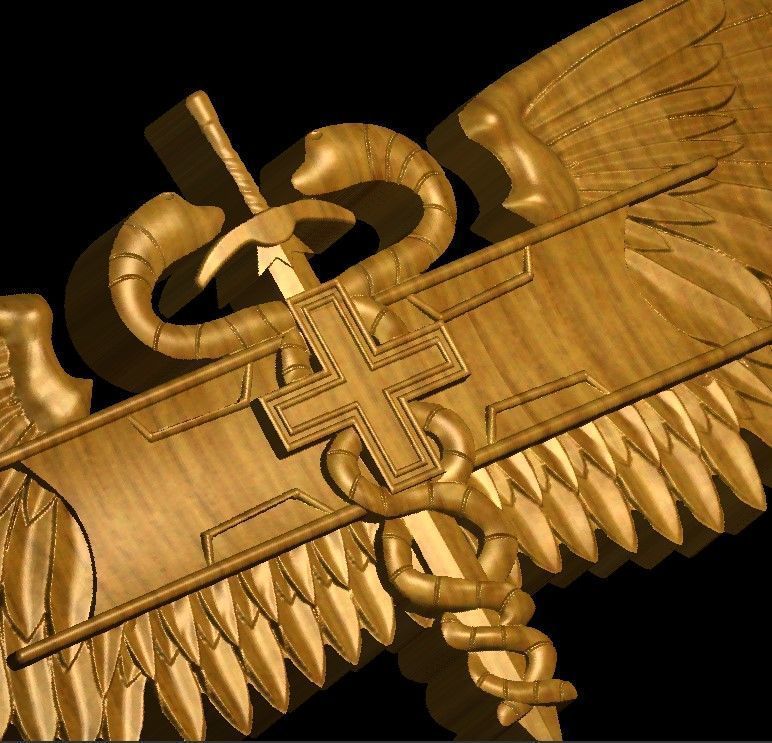 Combat Medic Award 3D print model_6