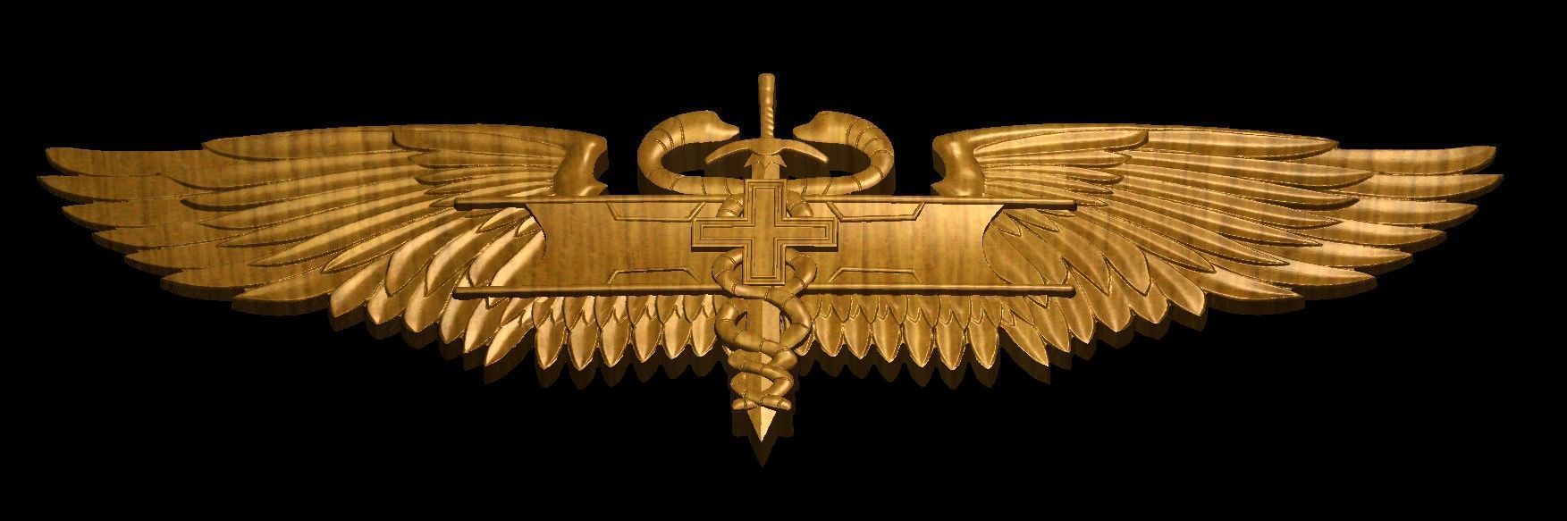 Combat Medic Award 3D print model_1