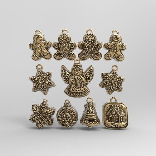 christmas treedecor baserelife  3D print model
