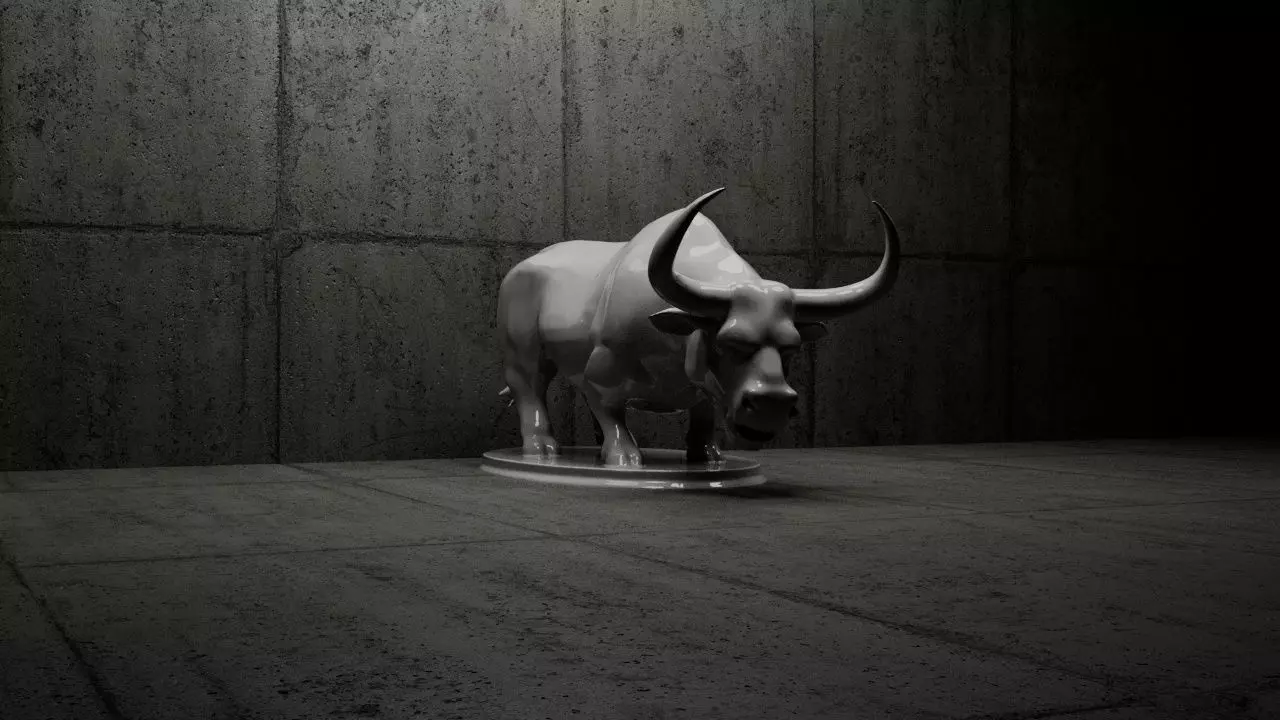 Bull Figure Sculpture Free 3D print model