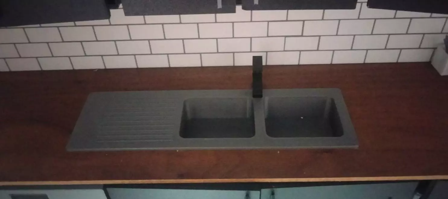 1-6 Scale Dollhouse kitchen sink 3D print model_0