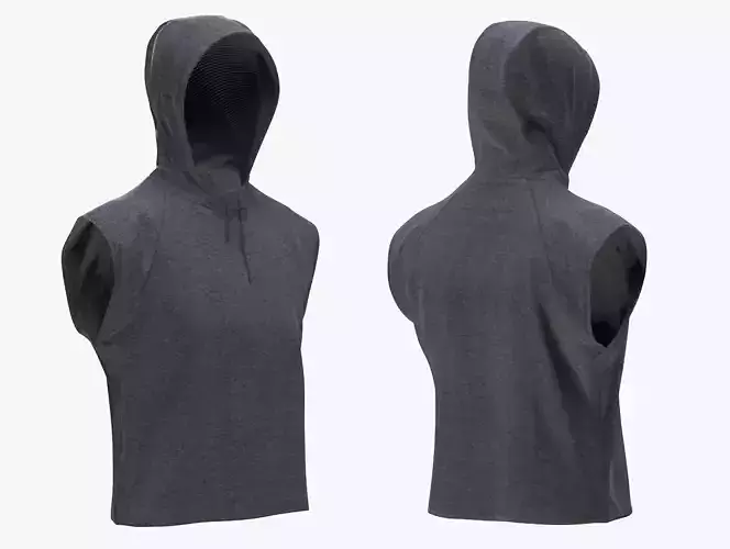 Vest 177 - All MH Bodies - UE5 Skeletons - Rigged Low-poly 3D model