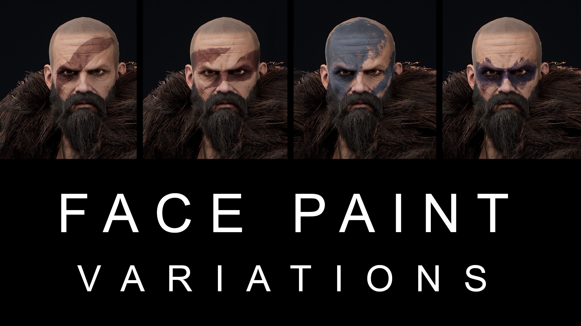 Viking 2 Warrior Low-poly 3D model_8