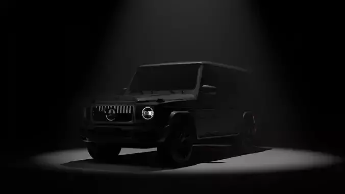 High Poly Mercedes G-Wagon 3D Model for Rendering and Animation
