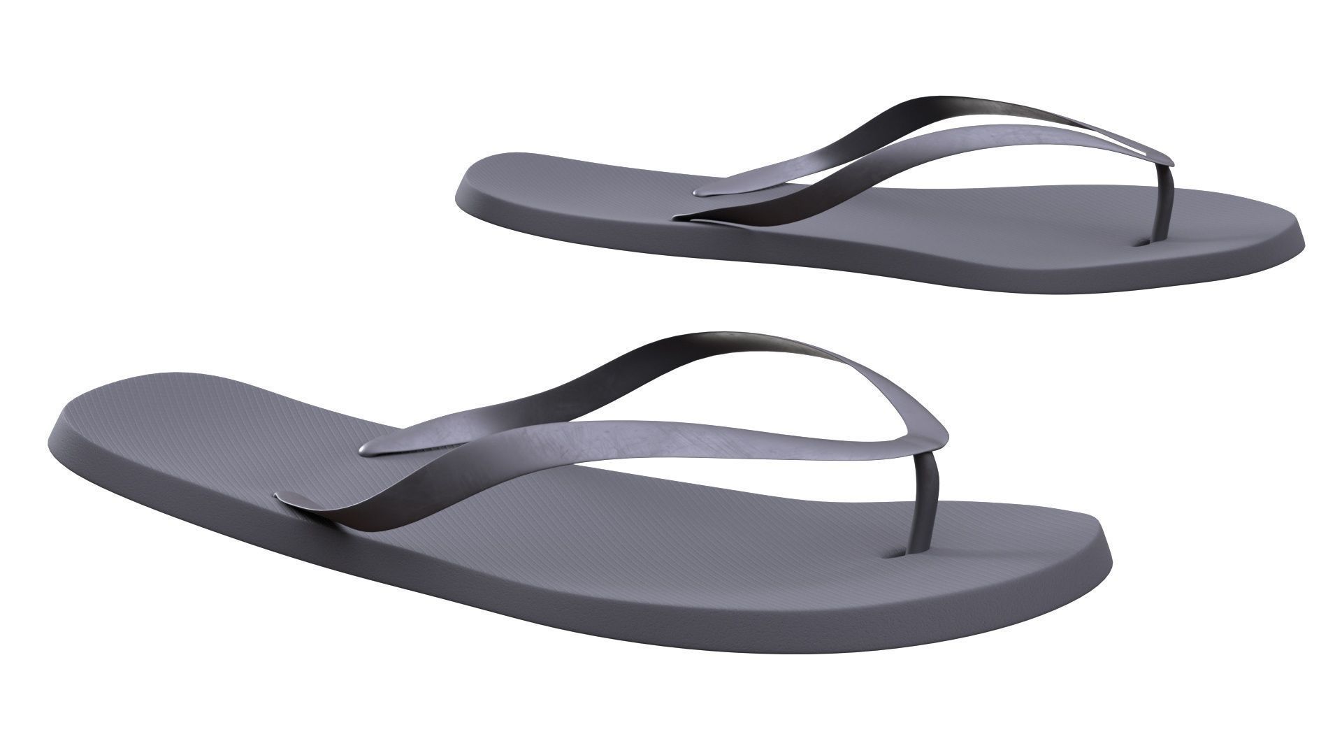 Flip Flops 176 - All MH Bodies - UE5 Skeletons - Rigged Low-poly 3D model_4