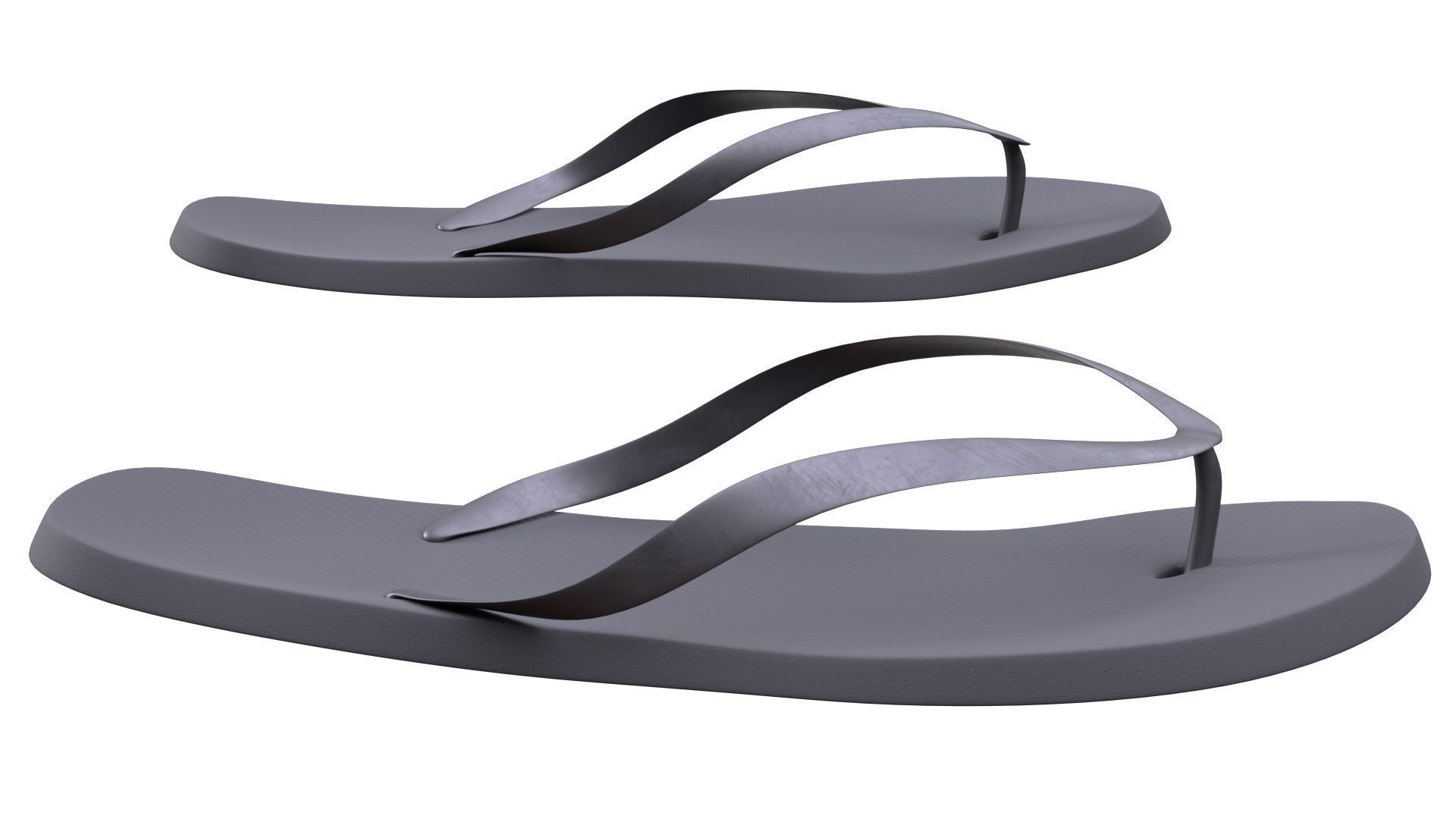 Flip Flops 176 - All MH Bodies - UE5 Skeletons - Rigged Low-poly 3D model_5