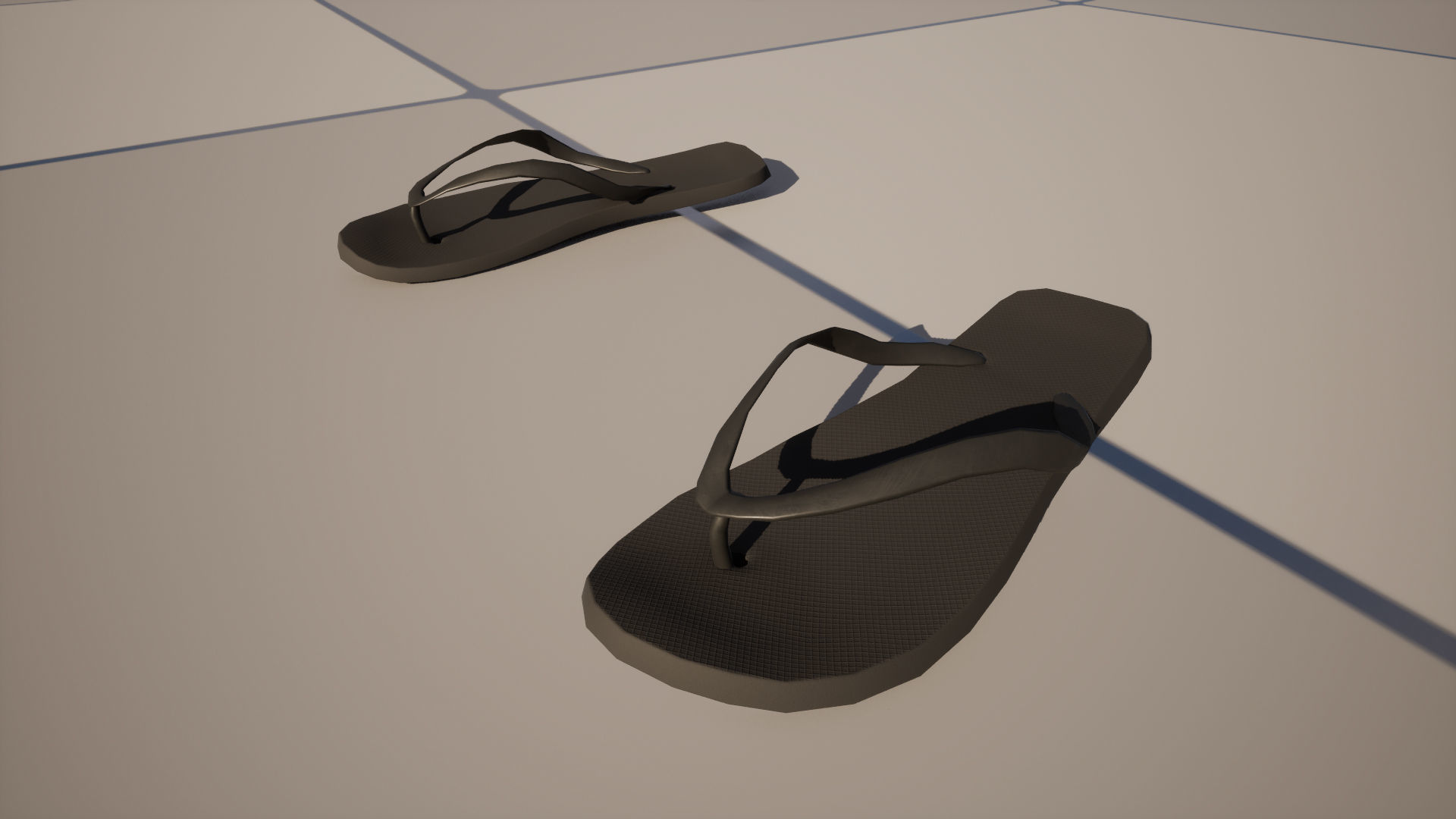 Flip Flops 176 - All MH Bodies - UE5 Skeletons - Rigged Low-poly 3D model_13