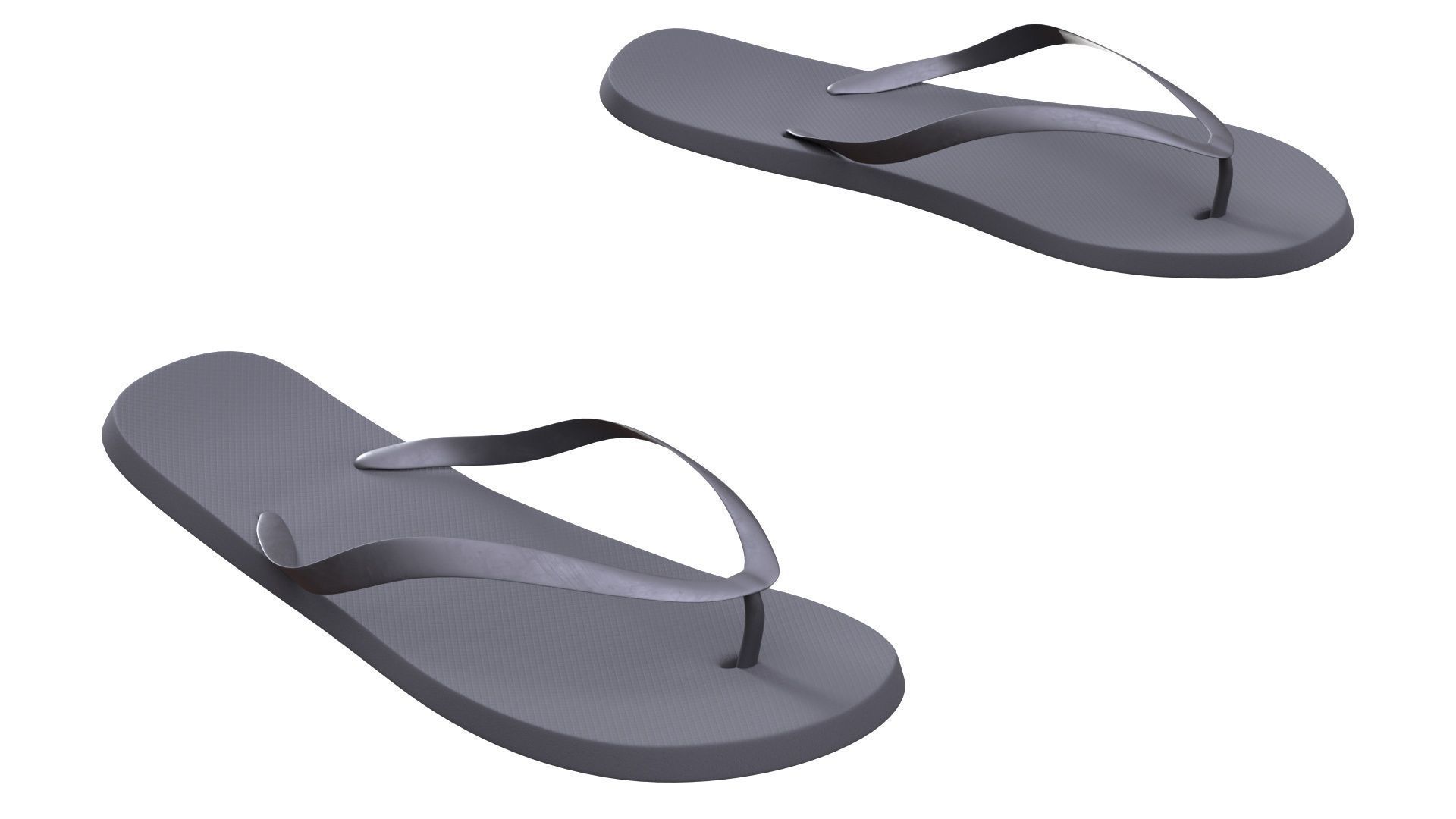 Flip Flops 176 - All MH Bodies - UE5 Skeletons - Rigged Low-poly 3D model_3