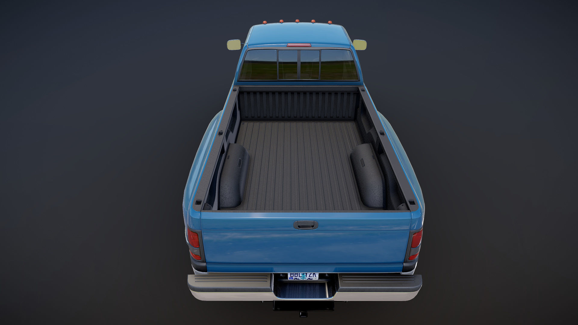 Dodge Ram 1996 3500 Laramie Low-poly 3D model_20
