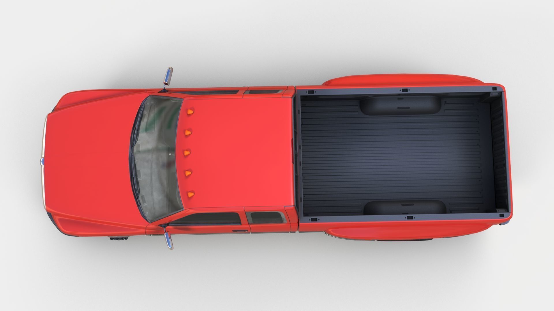 Dodge Ram 1996 3500 Laramie Low-poly 3D model_6