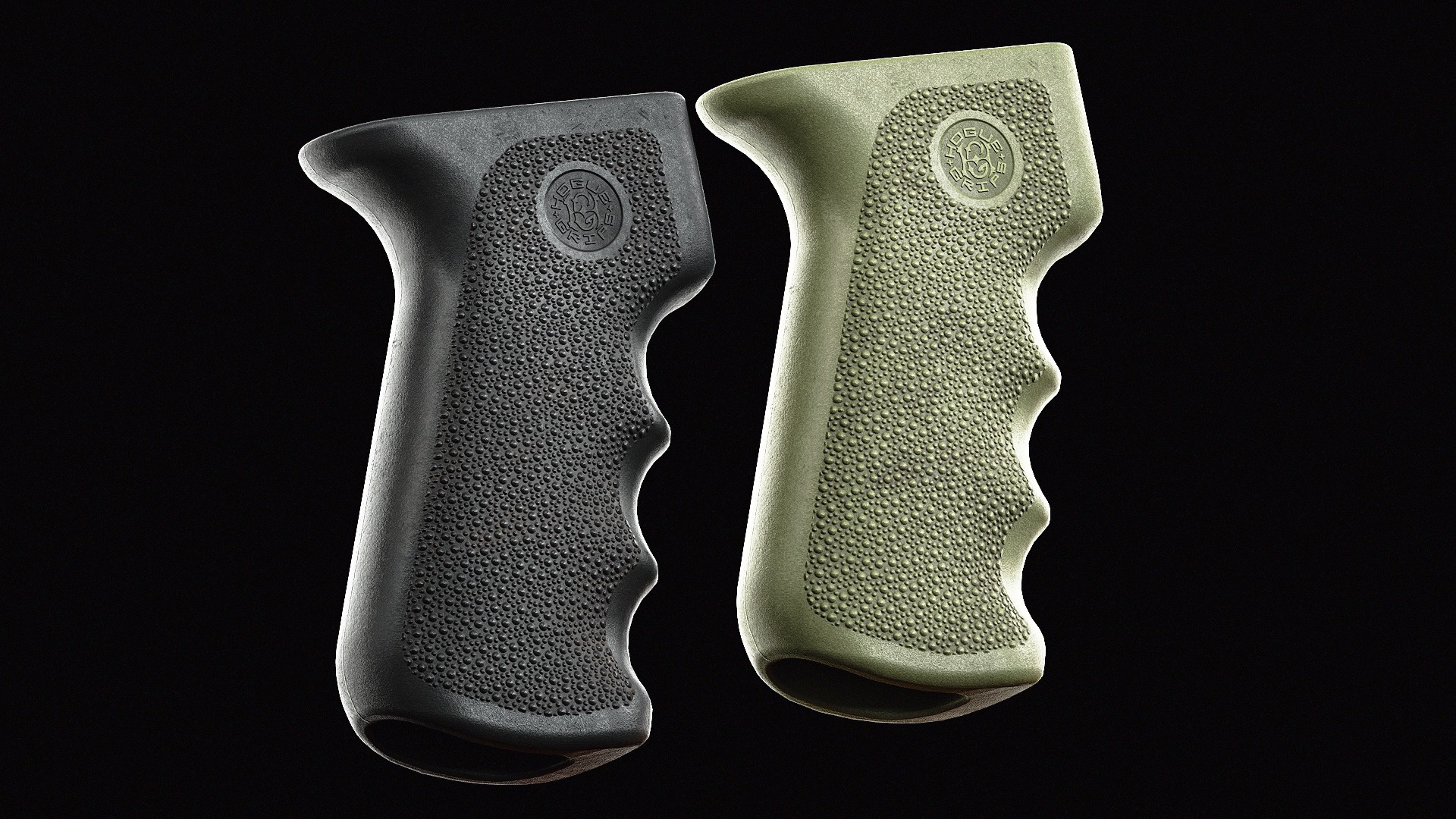 Hogue AK-AKM Grip Low-poly 3D model_7