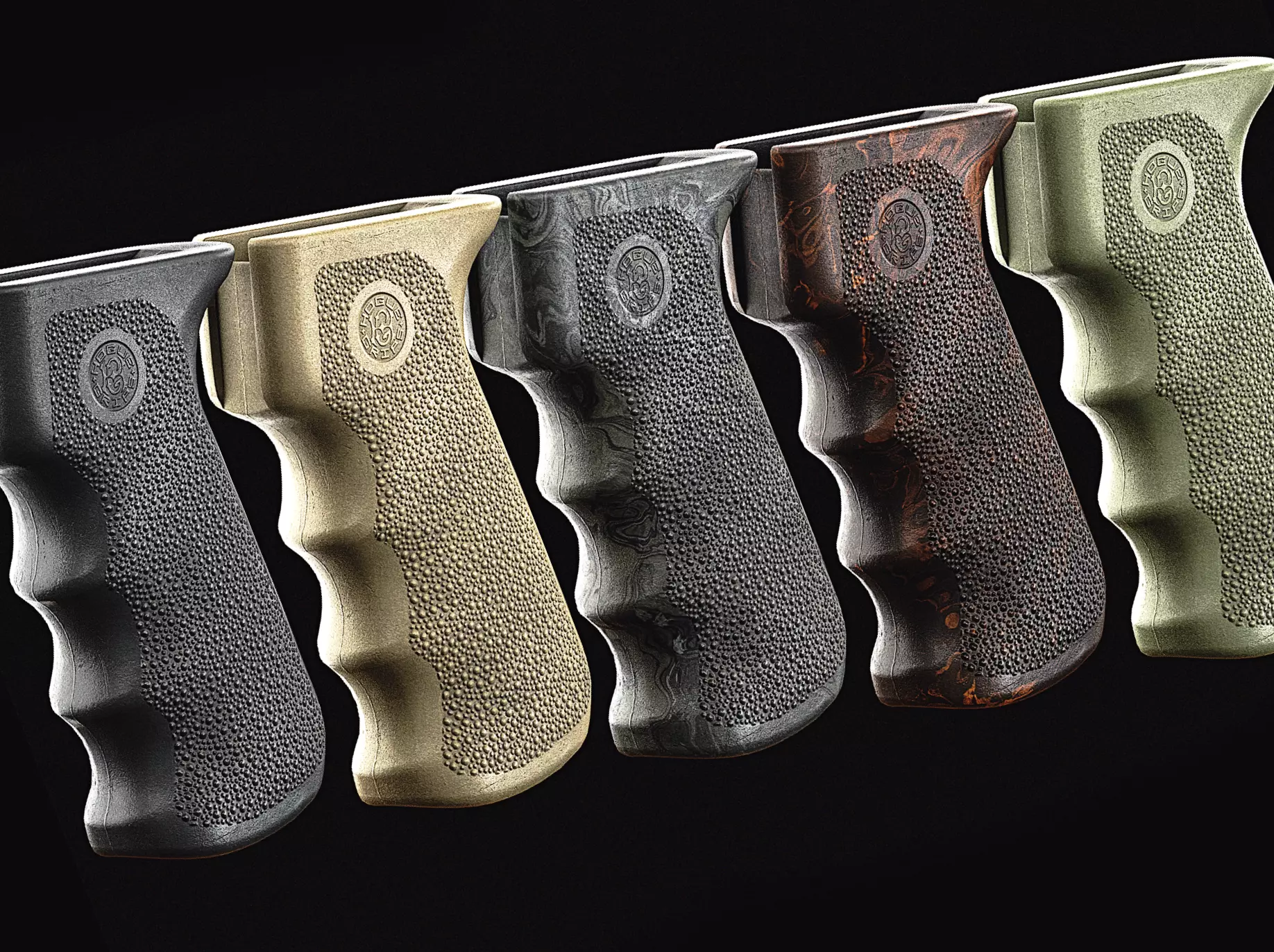 Hogue AK-AKM Grip Low-poly 3D model_0
