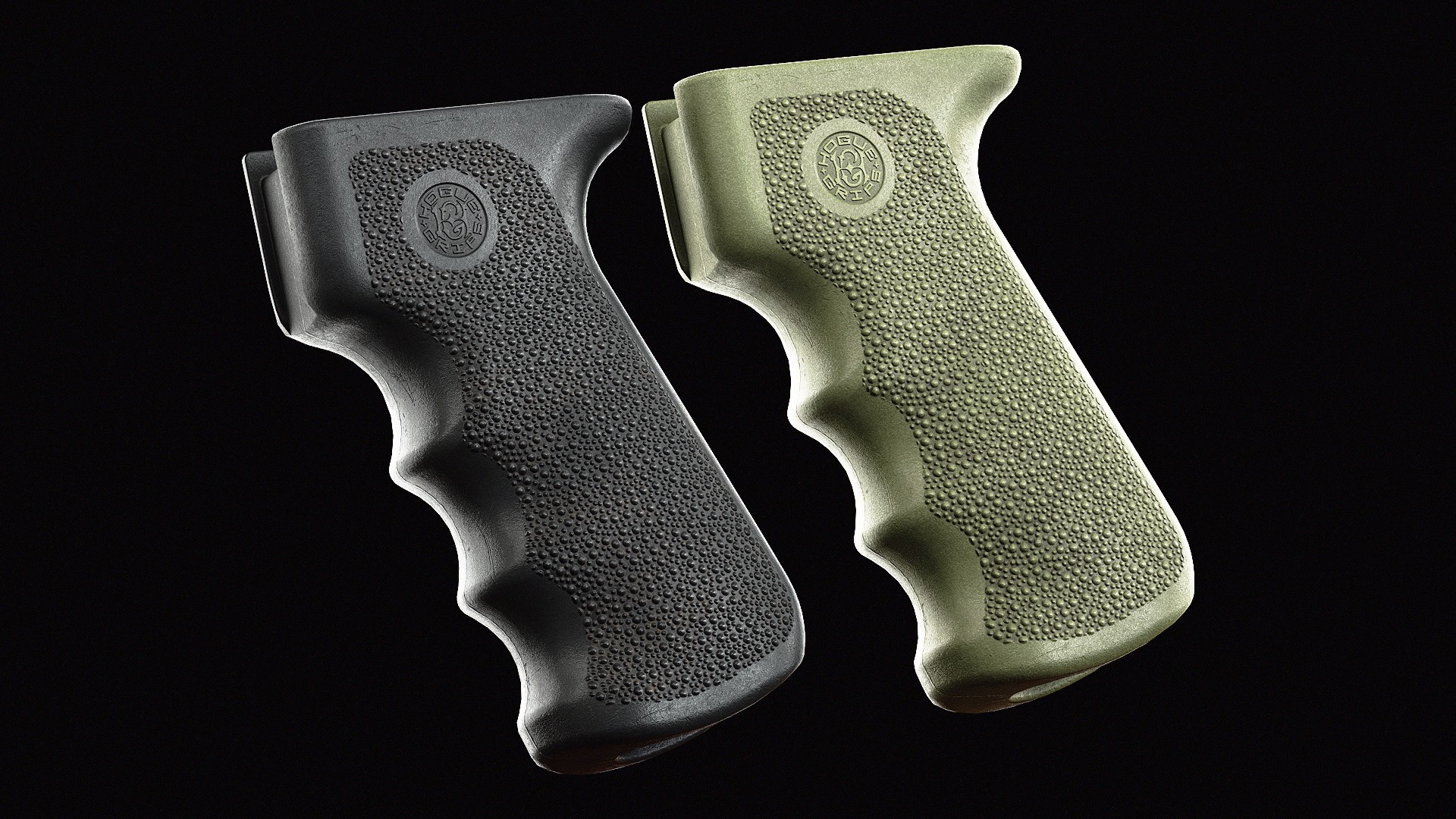 Hogue AK-AKM Grip Low-poly 3D model_6