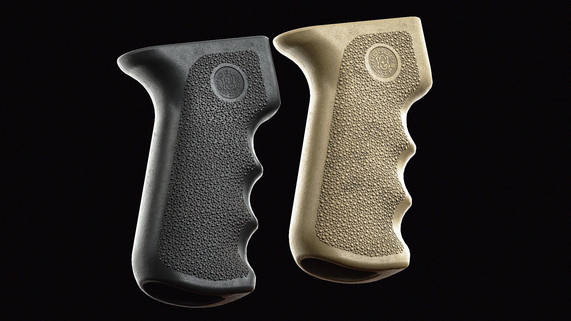 Hogue AK-AKM Grip Low-poly 3D model_3