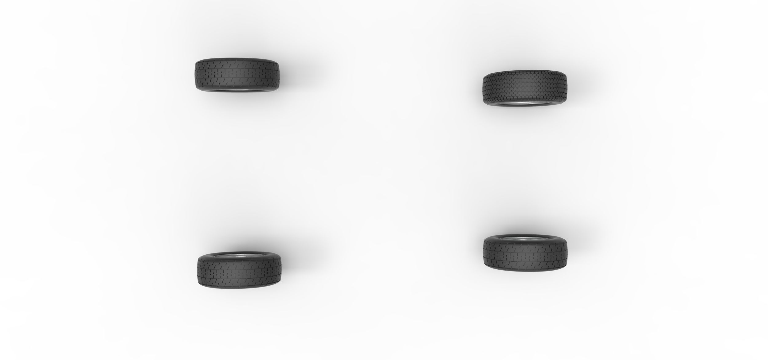 Wheel Set of New Zealand Superstock car Scale 1 to 25 3D print model_5