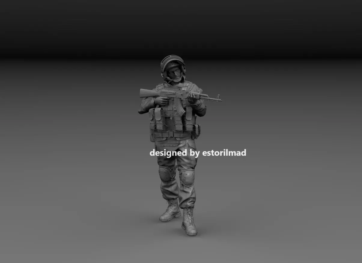SOLDADO MODERNO RUSO FUERZAS ESPECIALES 3D print model