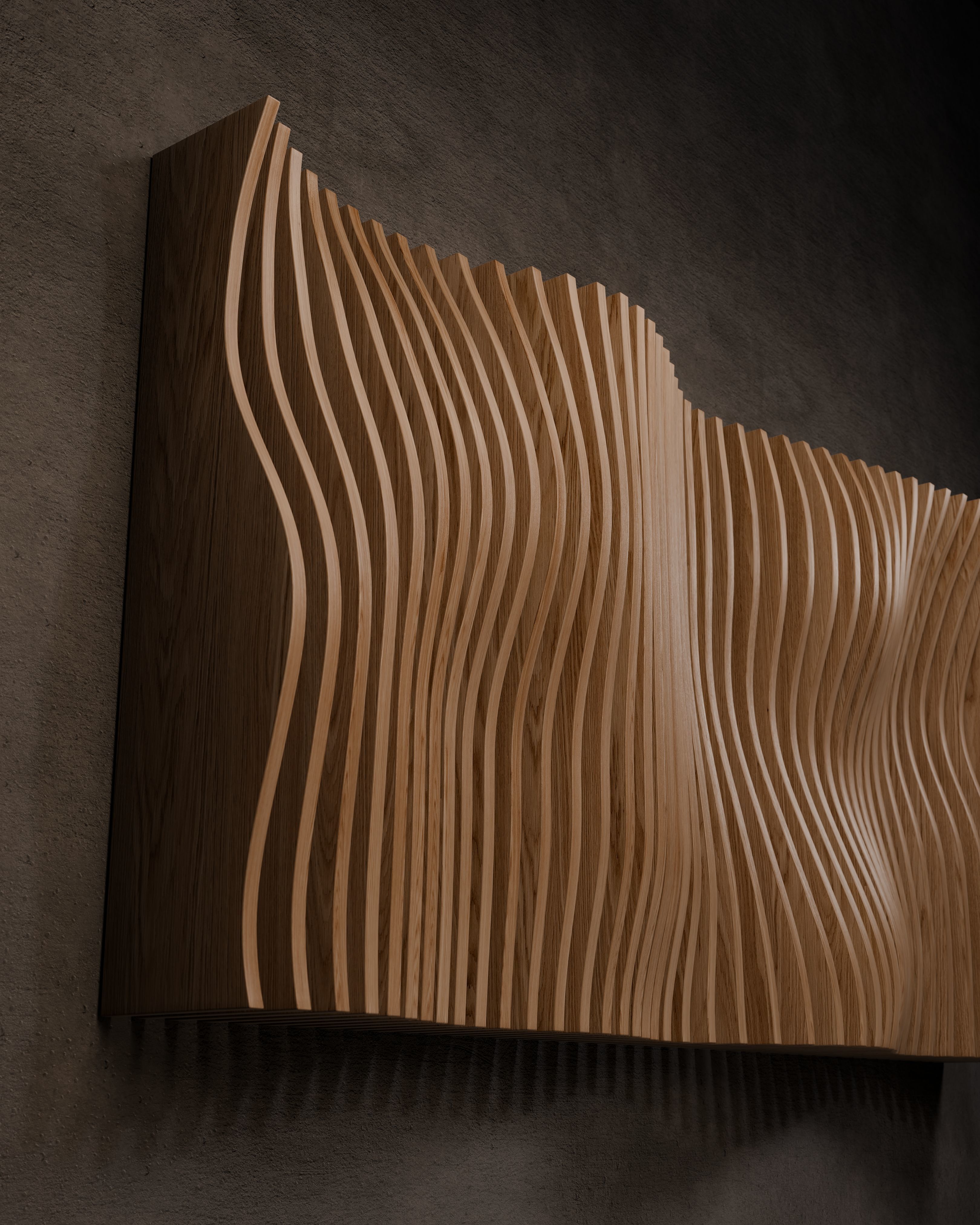 Parametric Wall Art - Set of 6 Low-poly 3D model_3