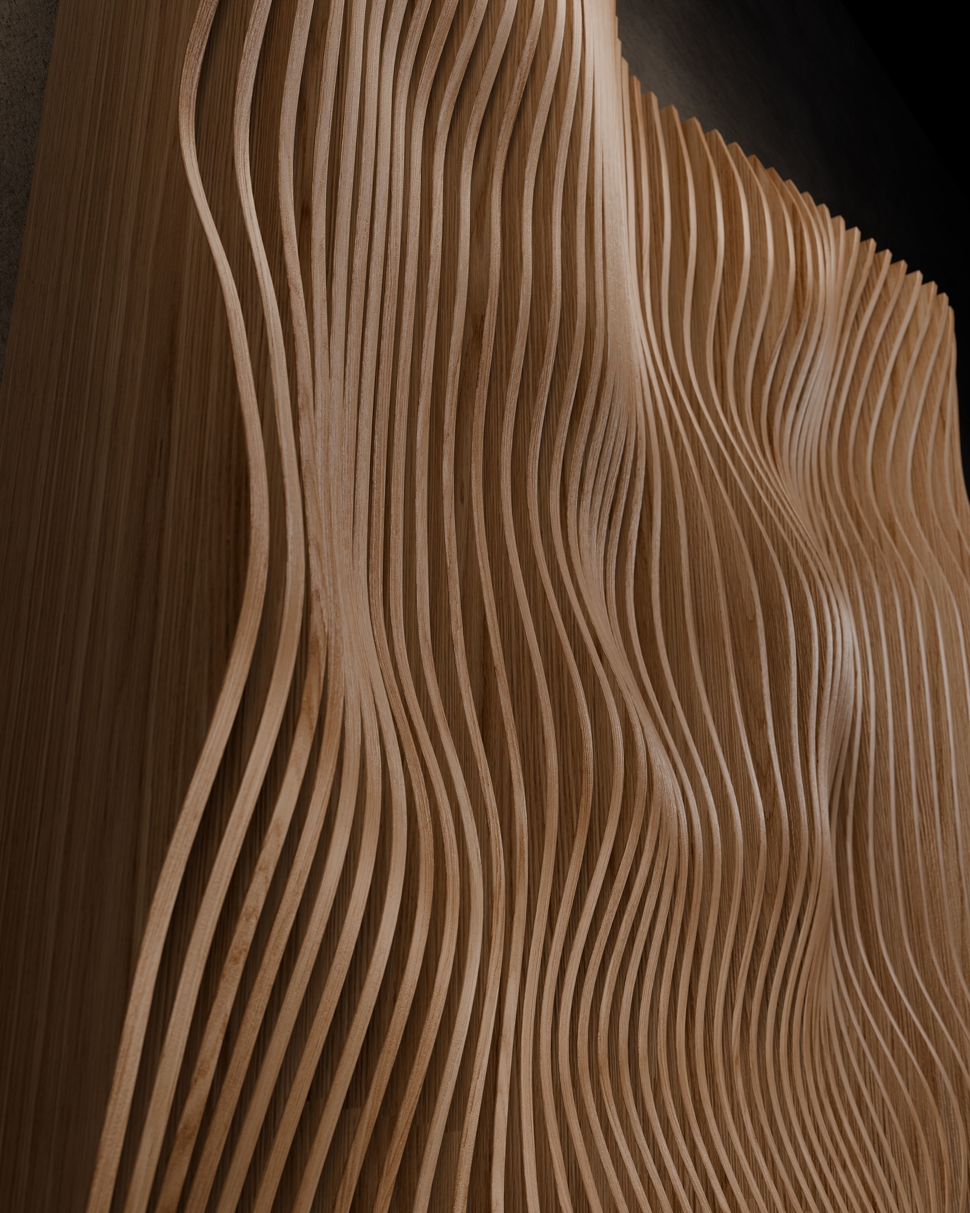 Parametric Wall Art - Set of 6 Low-poly 3D model_4