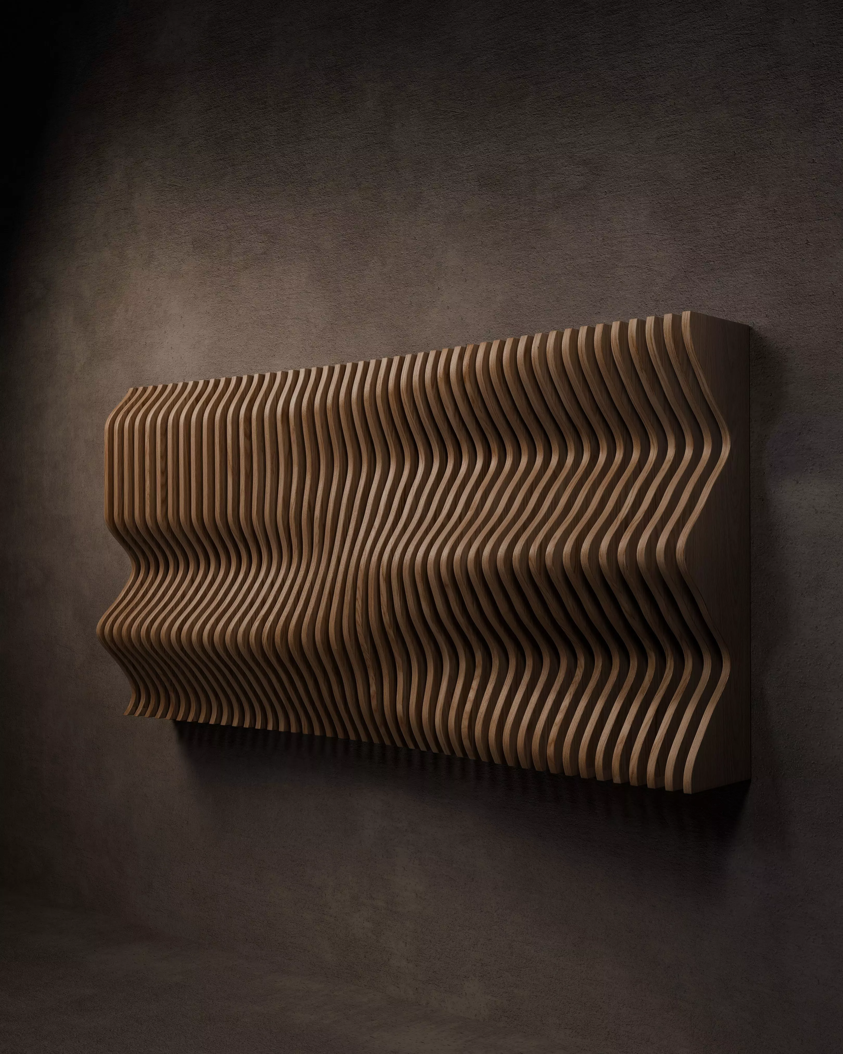 Parametric Wall Art - Set of 6 Low-poly 3D model_0