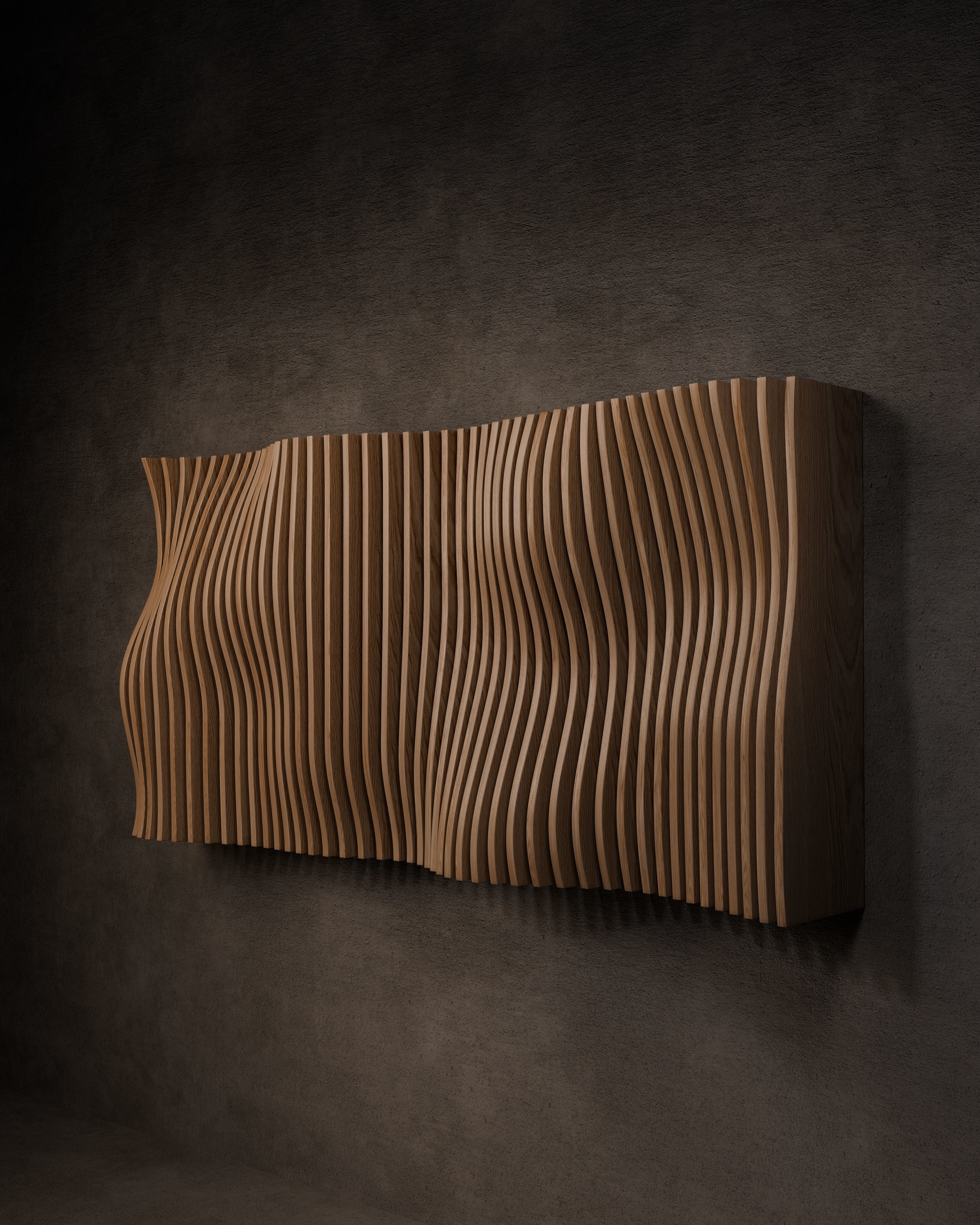 Parametric Wall Art - Set of 6 Low-poly 3D model_2