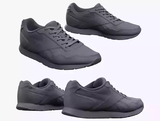 Sneakers 174 - All MH Bodies - UE5 Skeletons - Rigged Low-poly 3D model