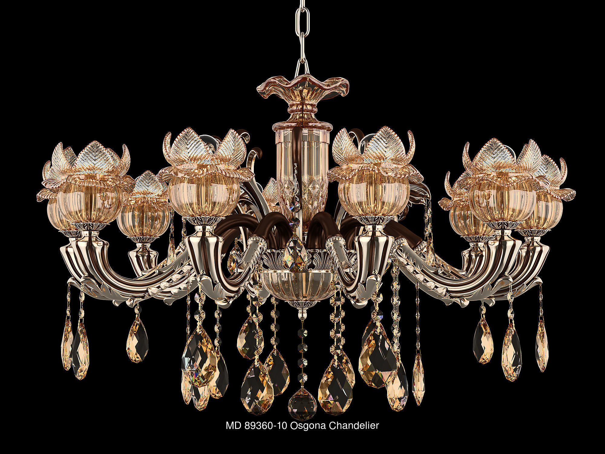 89360 Osgona Collection of Murano Glass Lamps _4