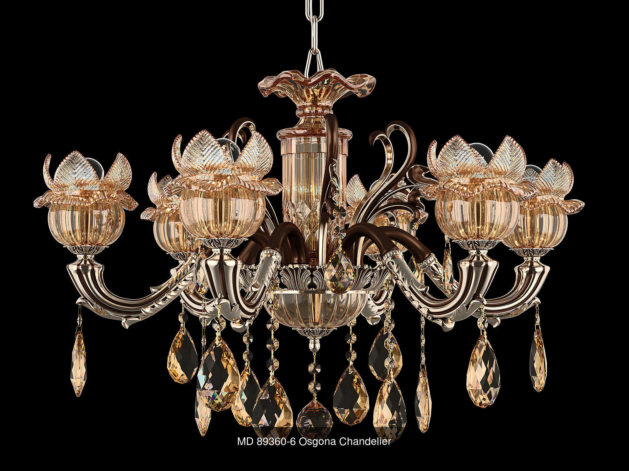 89360 Osgona Collection of Murano Glass Lamps _3