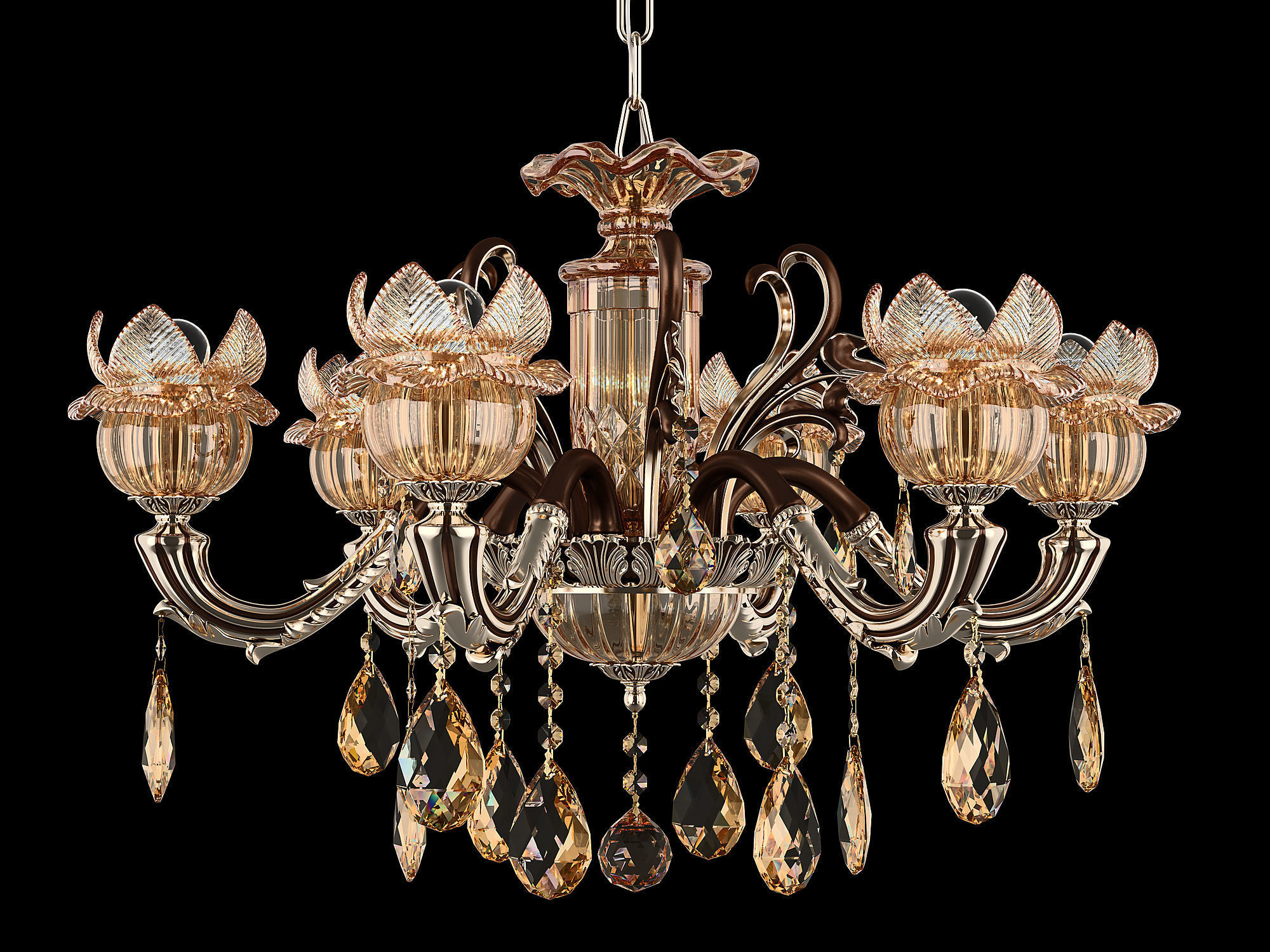 89360 Osgona Collection of Murano Glass Lamps _20