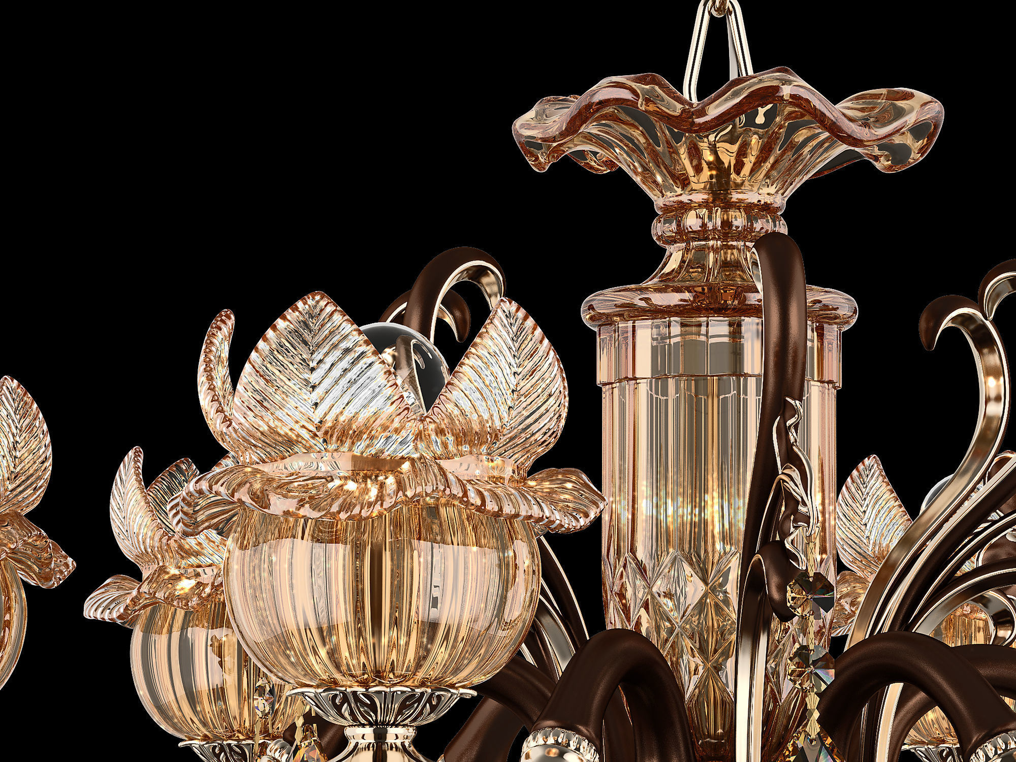 89360 Osgona Collection of Murano Glass Lamps _22