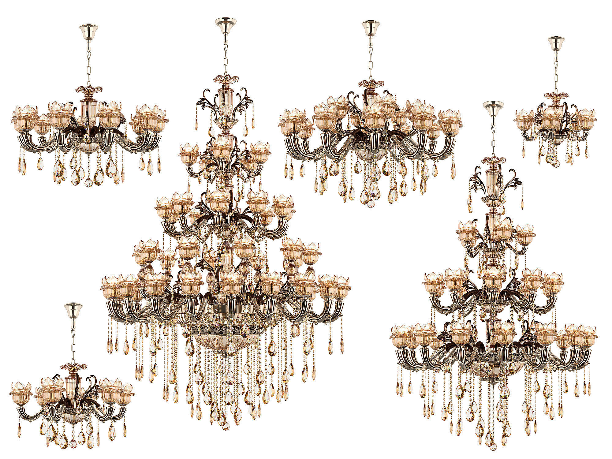 89360 Osgona Collection of Murano Glass Lamps _1